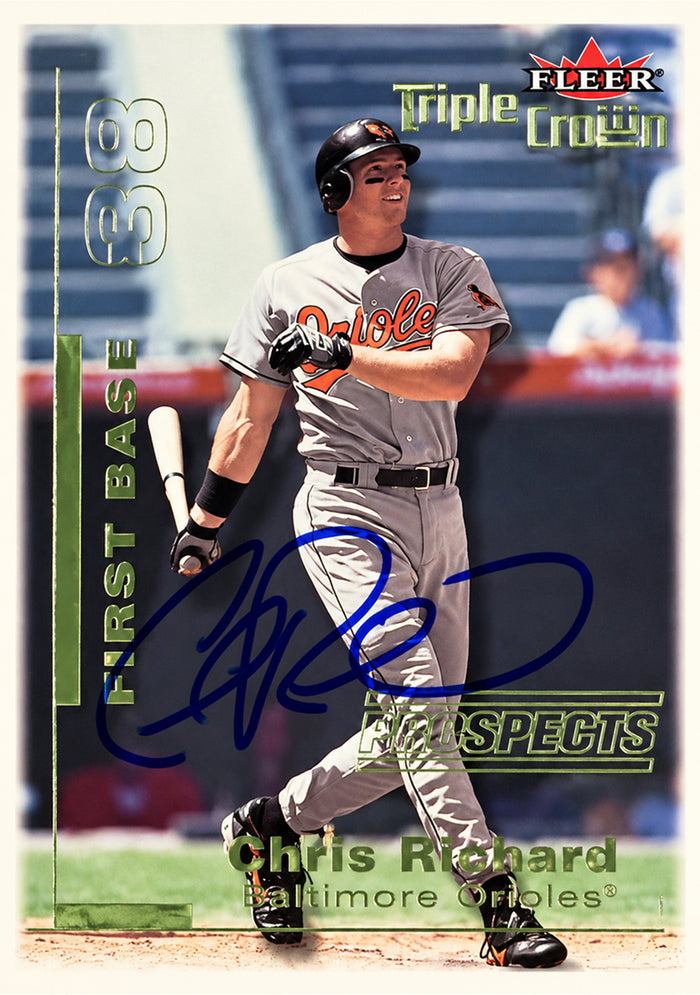 Chris Richard baseball card